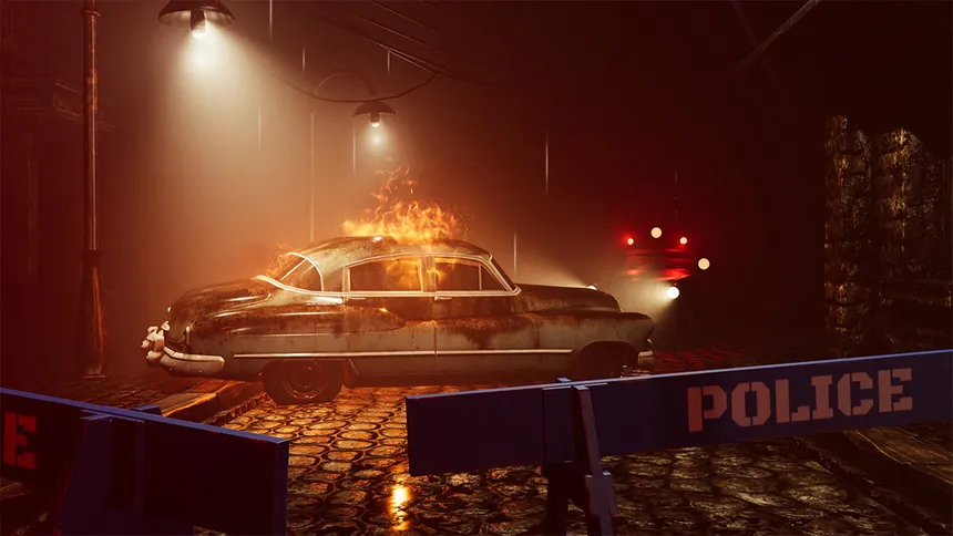 Скриншот 3 к игре Noire Police Detective: Gangster Drama Simulator