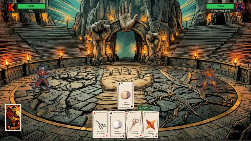 Скриншот 1 к игре Rock, Paper, Scissors: Survival