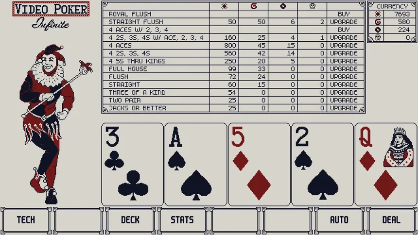 Скриншот 1 к игре Video Poker Infinite