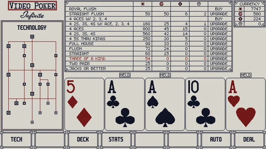 Скриншот 2 к игре Video Poker Infinite