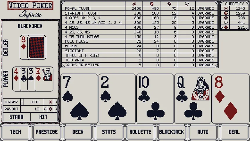 Скриншот 3 к игре Video Poker Infinite