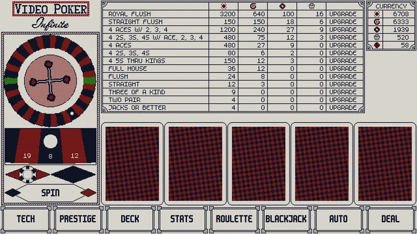 Скриншот 4 к игре Video Poker Infinite