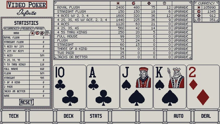 Скриншот 6 к игре Video Poker Infinite