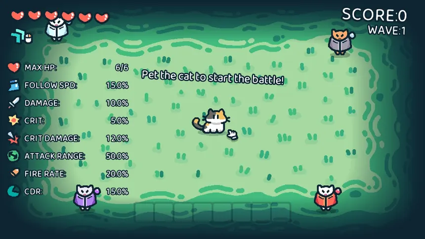 Скриншот 1 к игре Pet the Cat