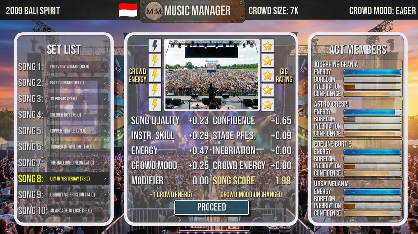 Скриншот 5 к игре Music Manager
