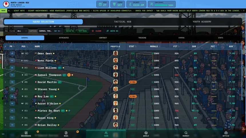 Скриншот 4 к игре Retro Manager