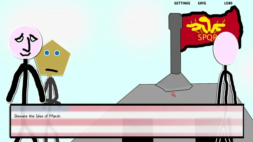 Скриншот 5 к игре Paper Shakespeare: Stick Julius Caesar (with a dagger)