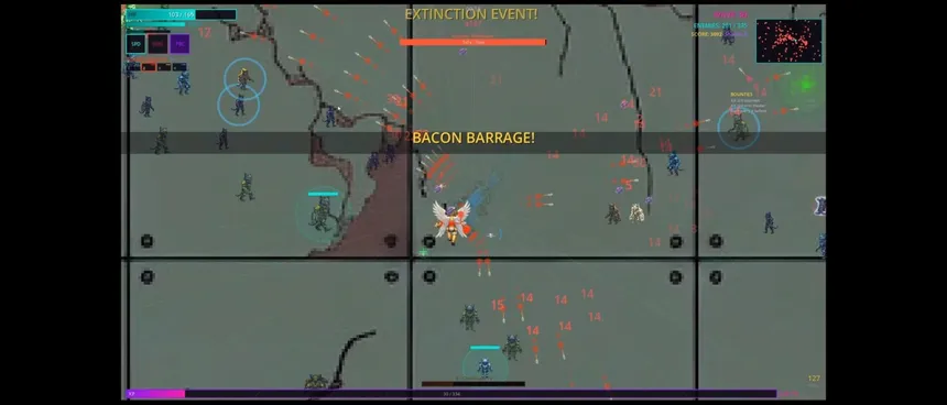 Скриншот 1 к игре Cyberpunk Neon Survivor
