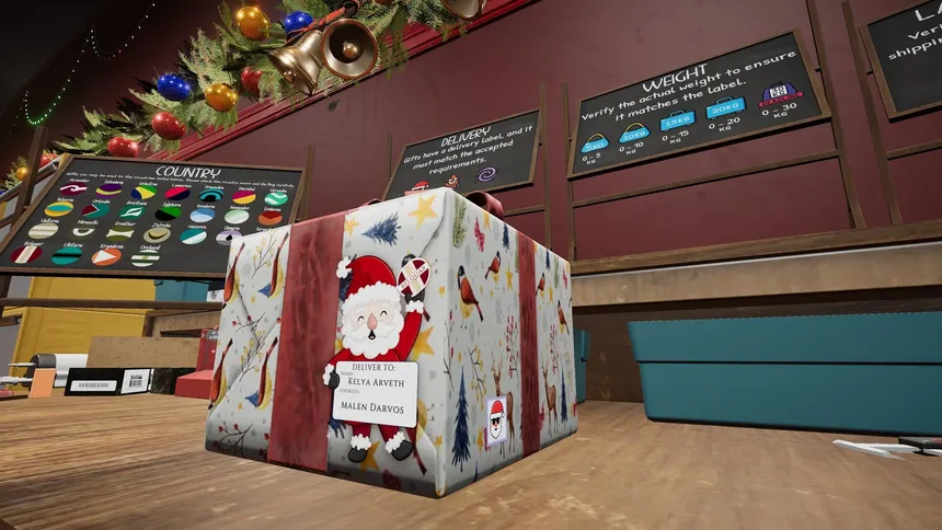 Скриншот 1 к игре Gift Stream: Sorting & Delivery Simulator