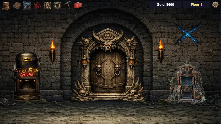 Скриншот 1 к игре Card Pack Dungeon