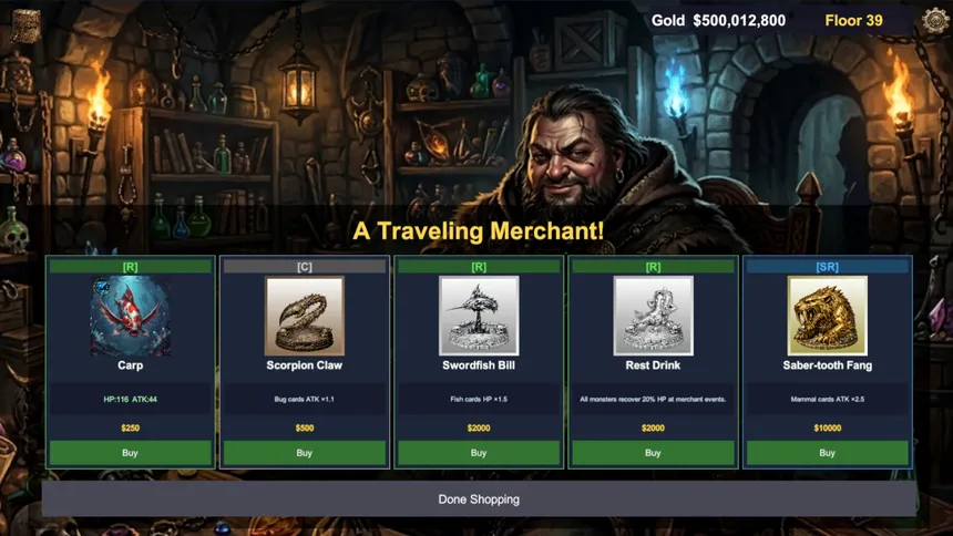Скриншот 5 к игре Card Pack Dungeon