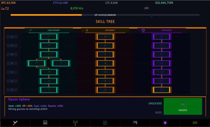 Скриншот 3 к игре Keep On Hashing!: Idle Mining Sim