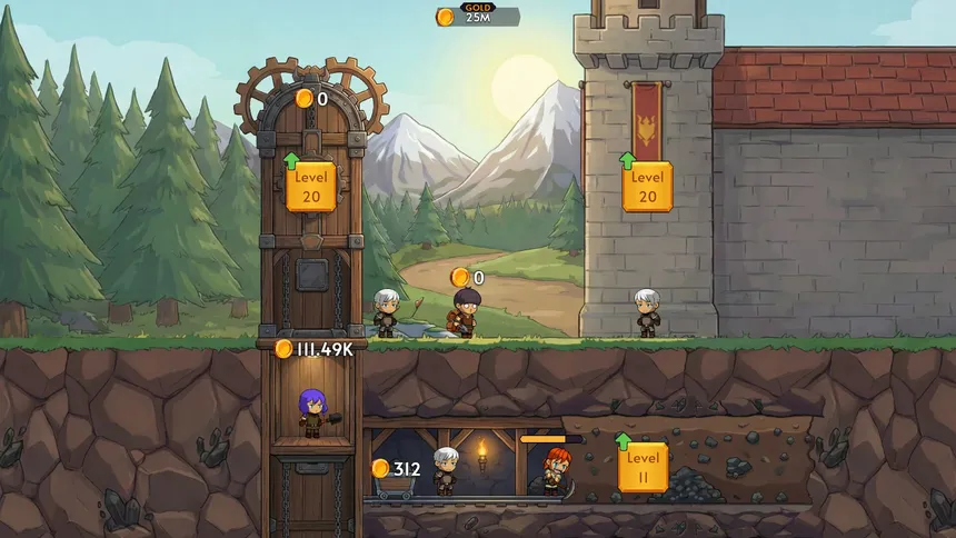 Скриншот 1 к игре Idle Isekai Mining