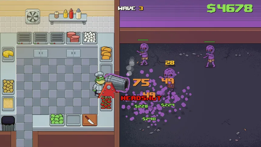 Скриншот 3 к игре Zombies Attack My Burger Joint