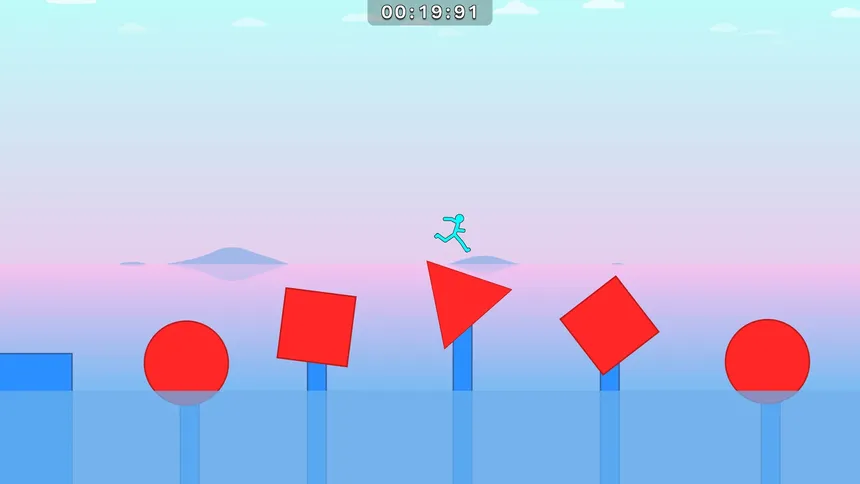 Скриншот 1 к игре Stickman Obstacle Course