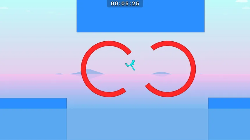 Скриншот 7 к игре Stickman Obstacle Course