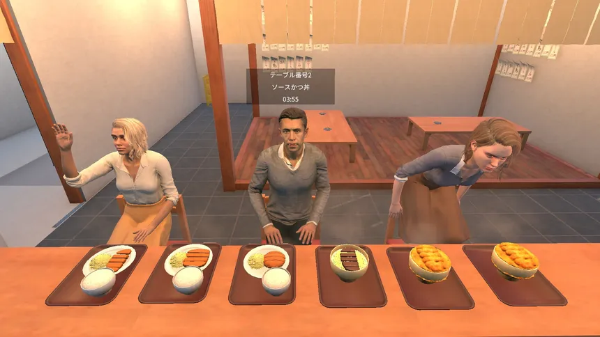 Скриншот 1 к игре Tonkatsu Diner Simulator
