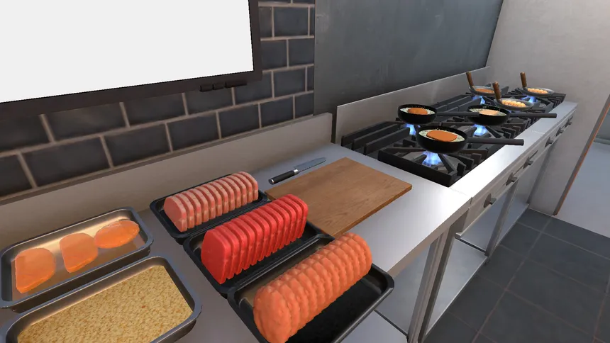 Скриншот 3 к игре Tonkatsu Diner Simulator
