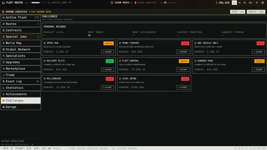 Скриншот 1 к игре Fleet Manager: Logistics Simulator
