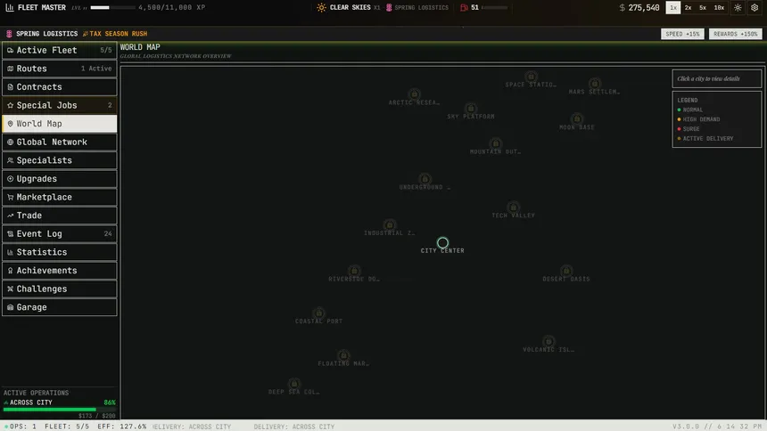 Скриншот 2 к игре Fleet Manager: Logistics Simulator
