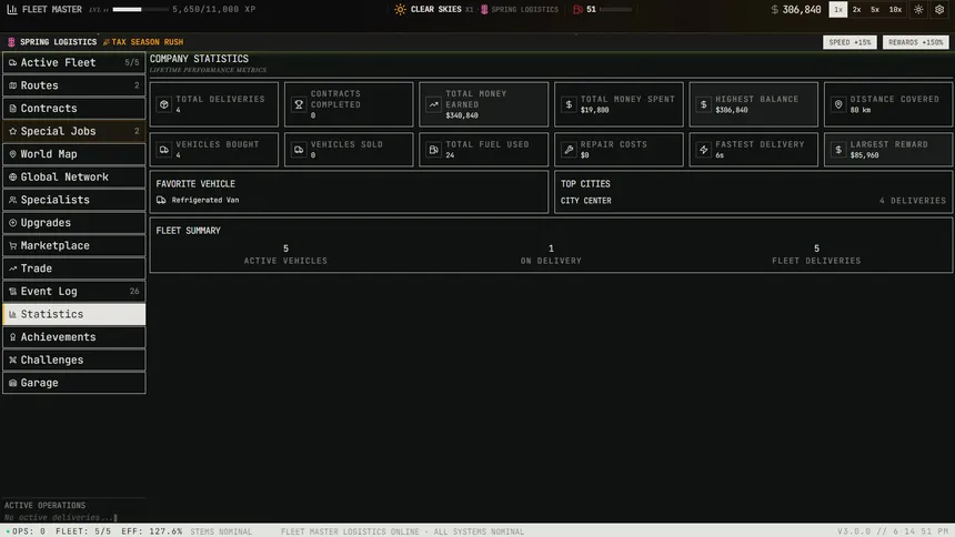 Скриншот 3 к игре Fleet Manager: Logistics Simulator