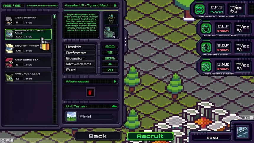Скриншот 2 к игре Tyrant Tactics: Birth of Revolution