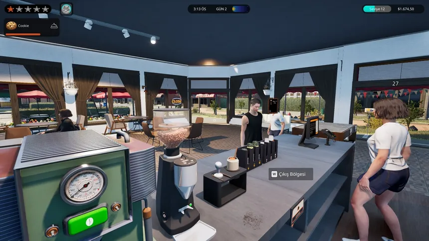 Скриншот 1 к игре Cafe Crew Simulator: Prologue