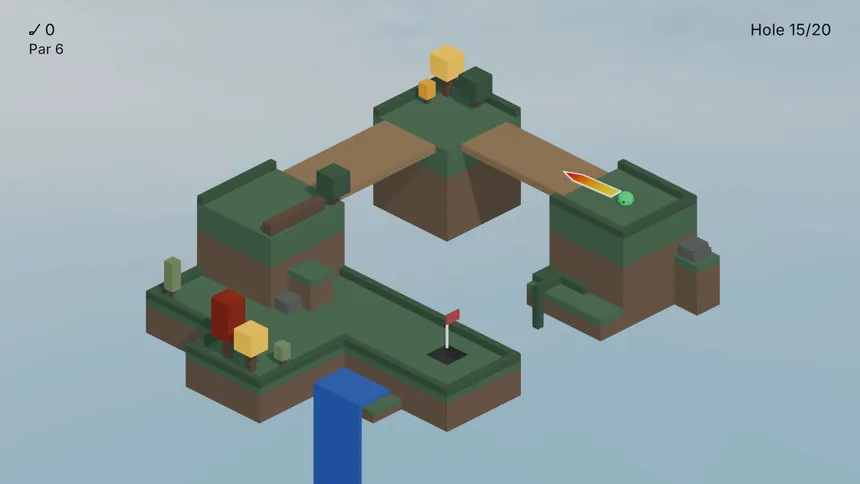 Скриншот 1 к игре Slime Golf