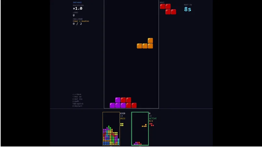 Скриншот 1 к игре Multeetris