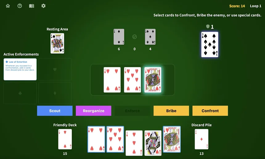 Скриншот 2 к игре Ouroboros Solitaire