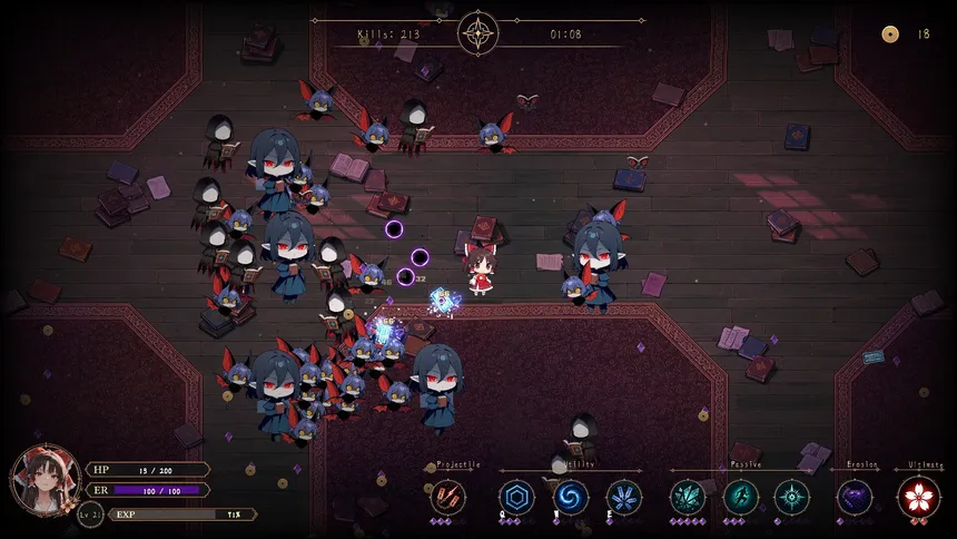 Скриншот 3 к игре Touhou Erosion ~ The Fallen Shrine Maiden of Paradise