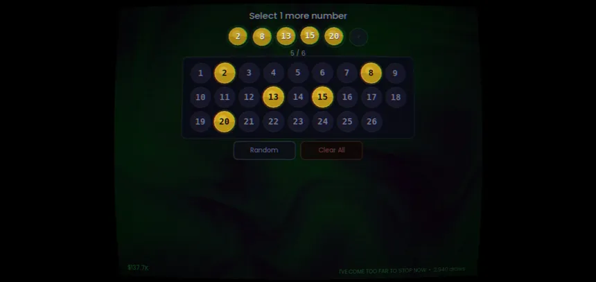 Скриншот 2 к игре Lotto.exe