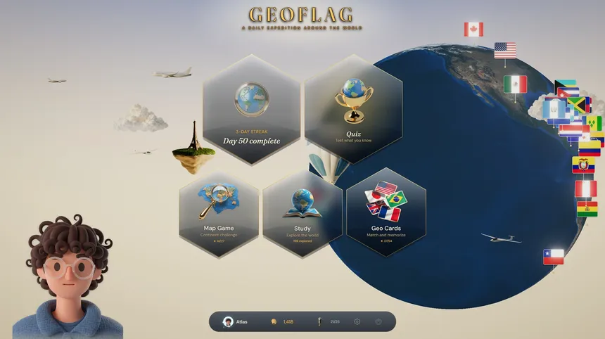 Скриншот 1 к игре GeoFlag