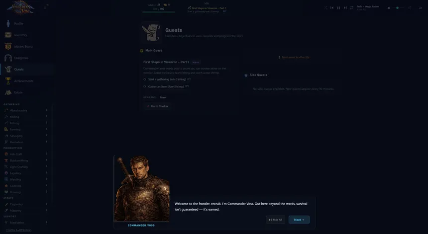 Скриншот 1 к игре Visseron Idle