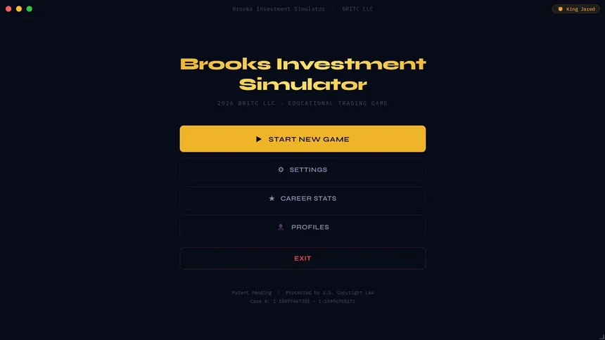 Скриншот 1 к игре Brooks Investment Simulator