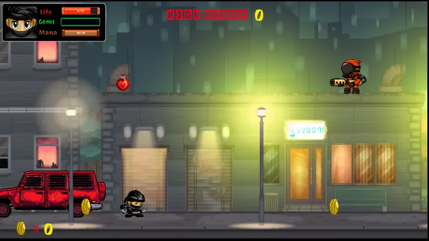 Скриншот 1 к игре The Element Ninjas