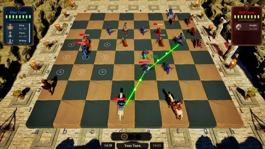 Скриншот 2 к игре RanaRangam: Where Chess Pieces Bleed