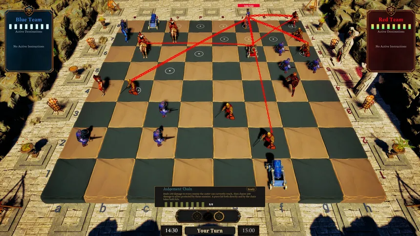 Скриншот 3 к игре RanaRangam: Where Chess Pieces Bleed