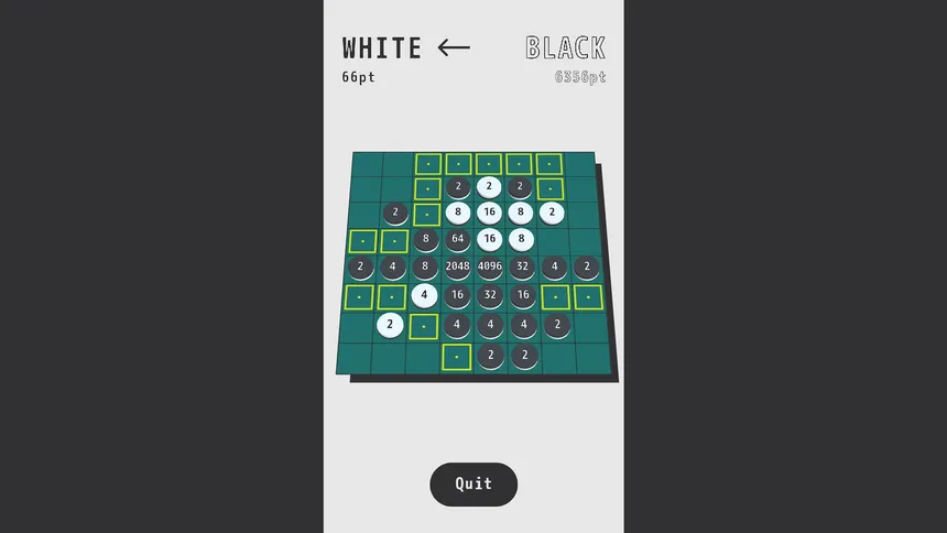 Скриншот 3 к игре Reversi2048