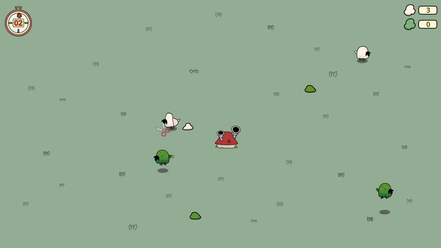 Скриншот 2 к игре Grandma's Golden Boy: Sheep Shear Madness