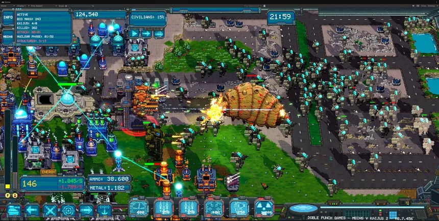 Скриншот 1 к игре Mechs V Kaijus 2