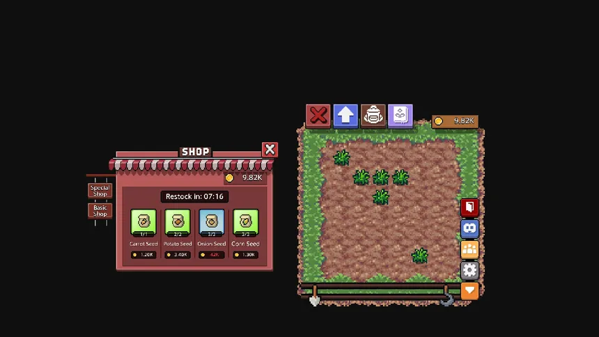 Скриншот 1 к игре DeskFarm: Idle Garden