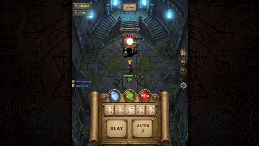 Скриншот 1 к игре Roll & Slay : Dice Caster