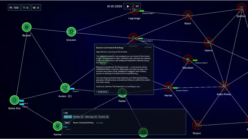 Скриншот 1 к игре Space Fleet Logistics