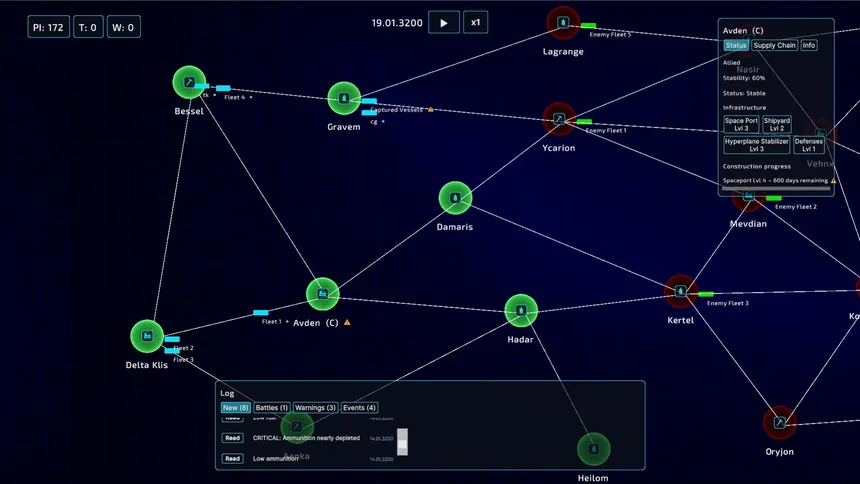 Скриншот 2 к игре Space Fleet Logistics