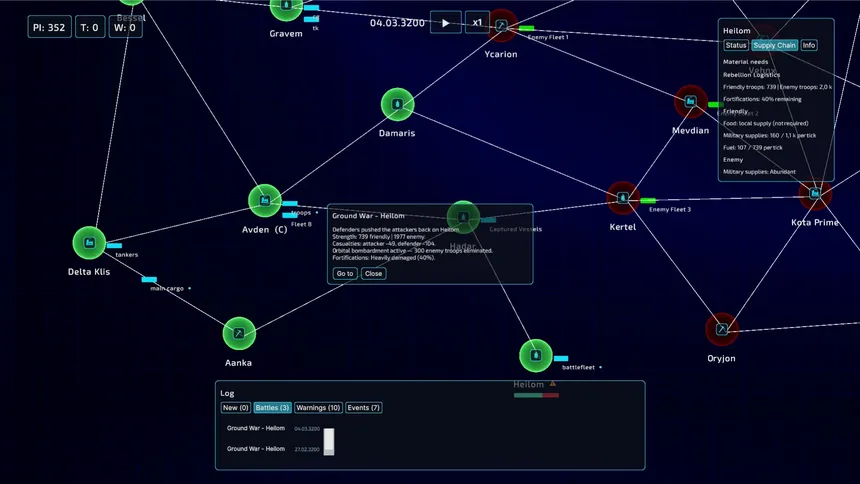 Скриншот 3 к игре Space Fleet Logistics