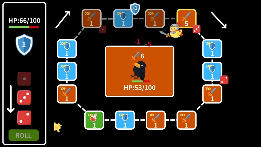 Скриншот 2 к игре Loop Duck Battles