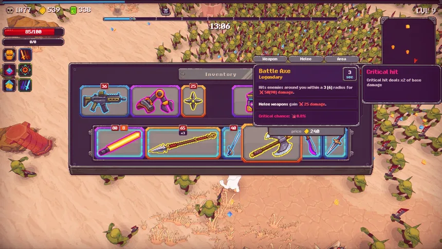 Скриншот 2 к игре Super Galaxy Gladiator
