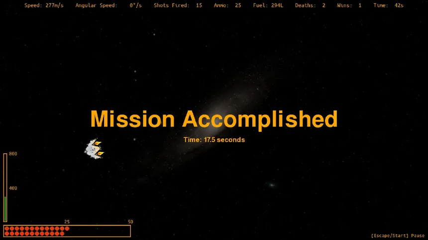 Скриншот 1 к игре Abominable Asteroids