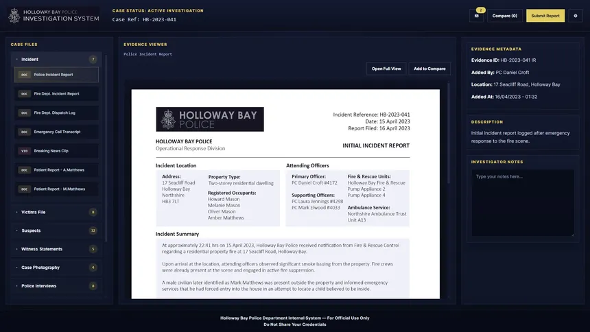 Скриншот 1 к игре Ashes of Holloway Bay
